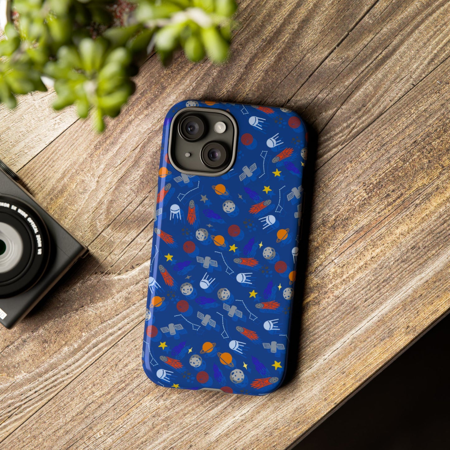 Space Blue Tough Cases