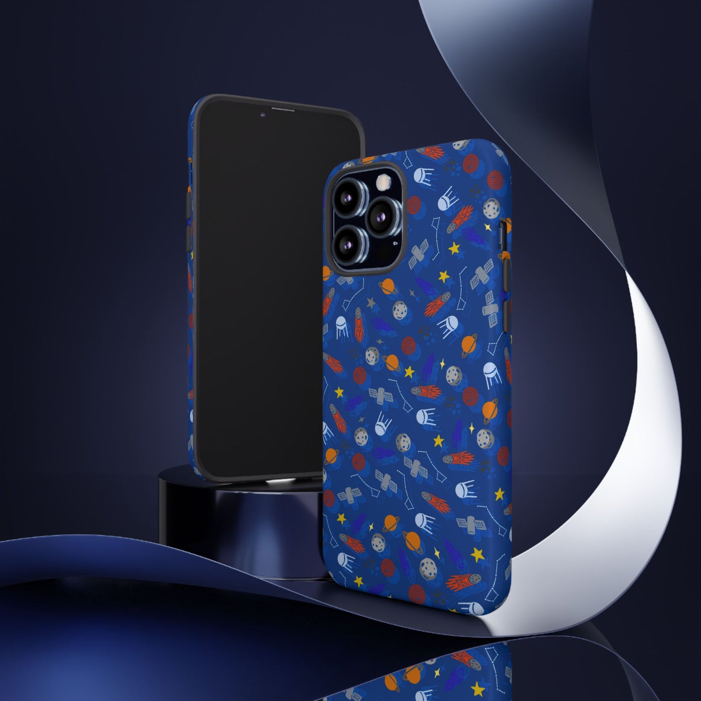 Space Blue Tough Cases