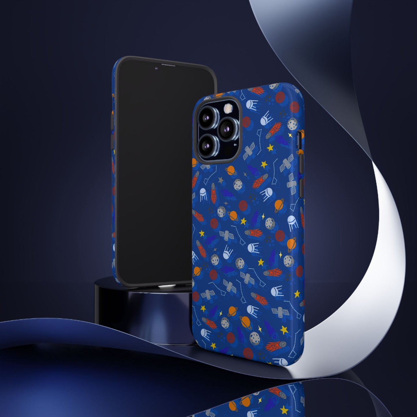 Space Blue Tough Cases