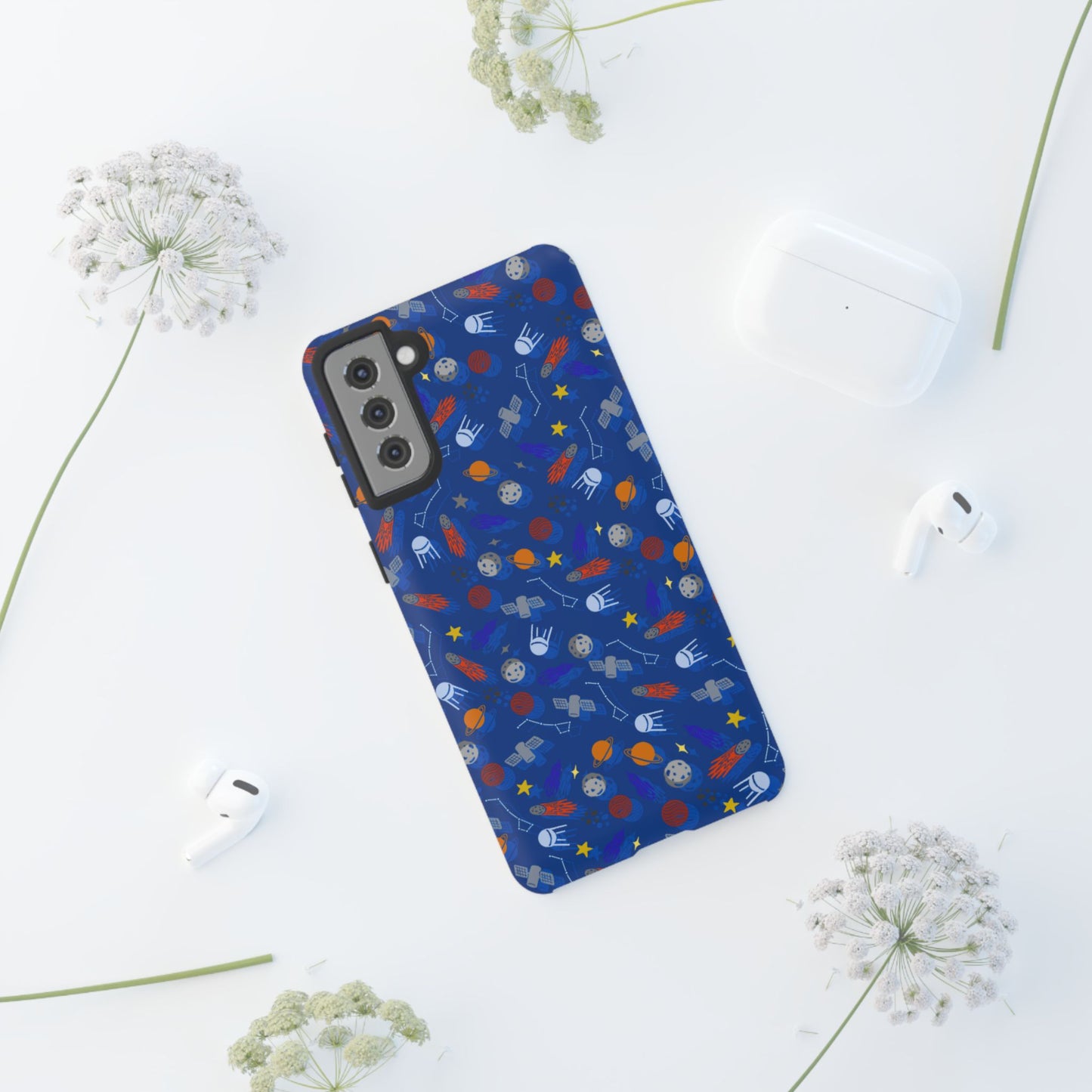 Space Blue Tough Cases