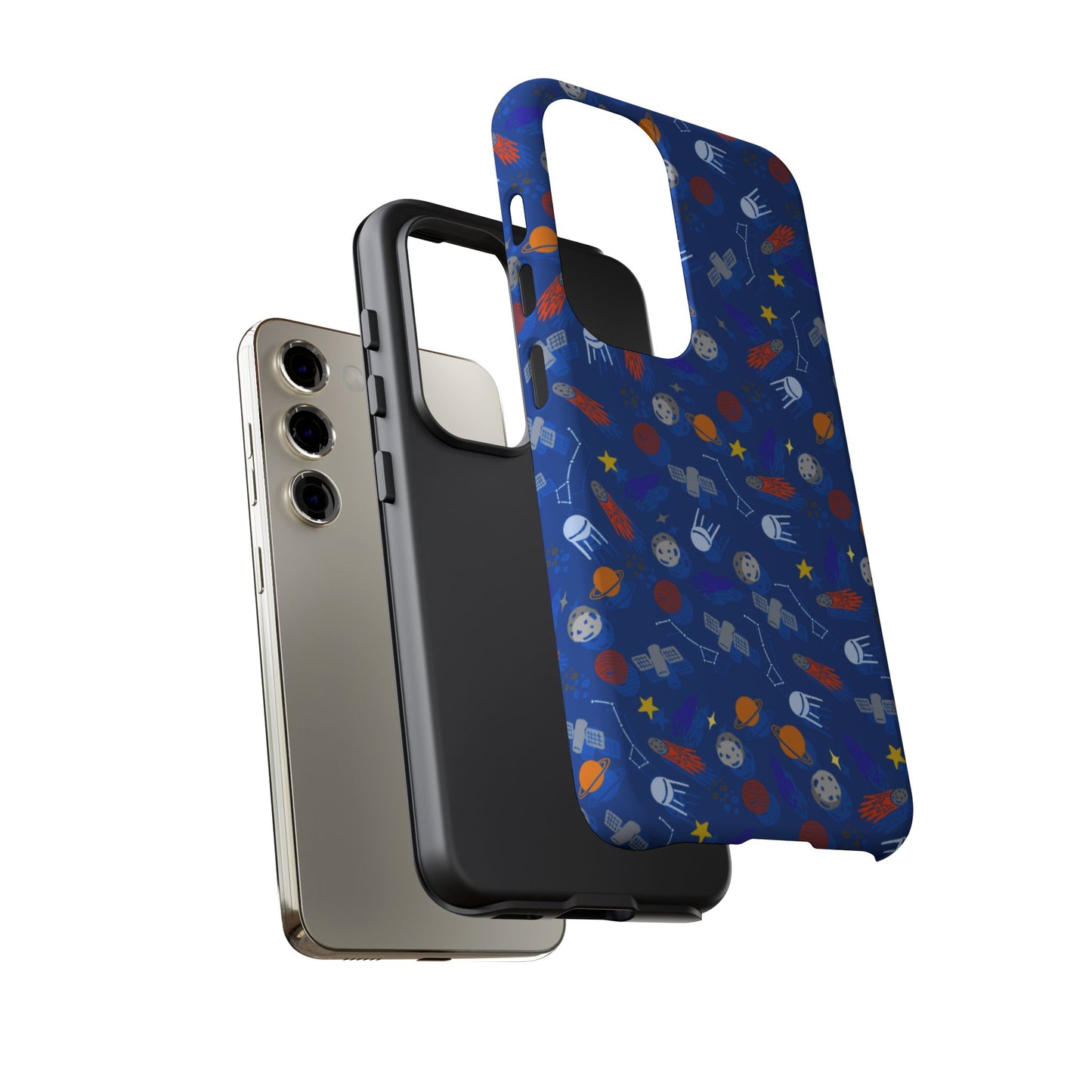 Space Blue Tough Cases
