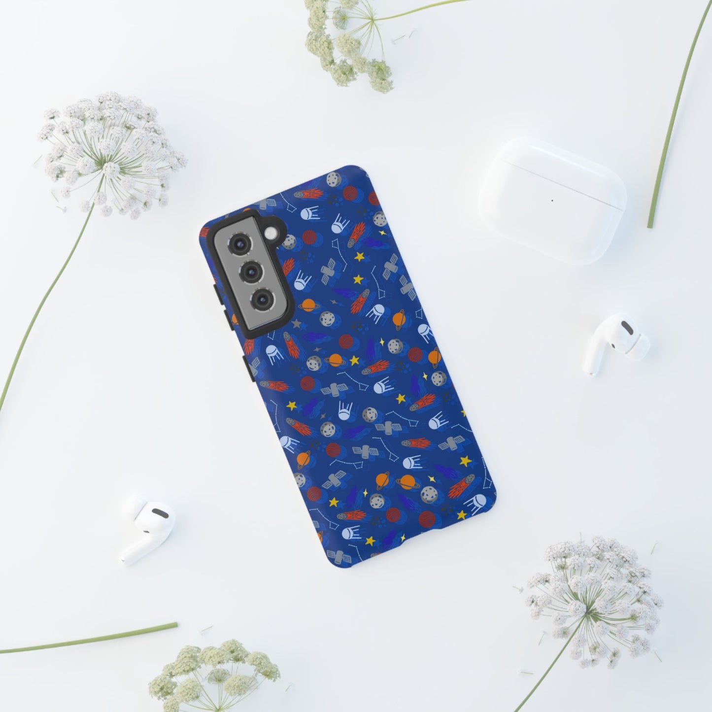 Space Blue Tough Cases