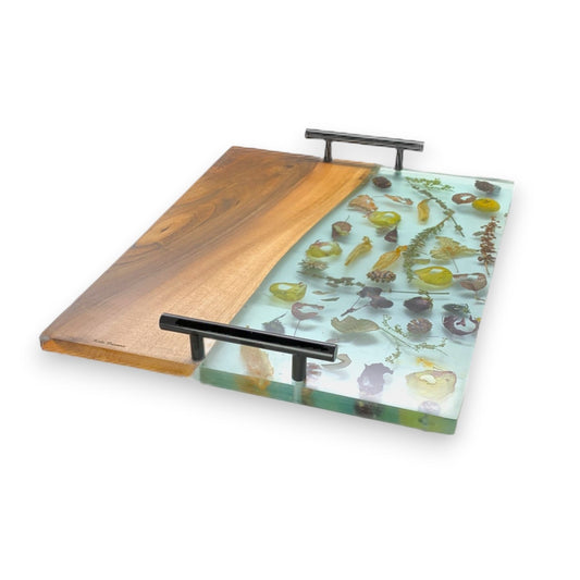 Fall Chacuterie Board: Maple Autumn Leaves