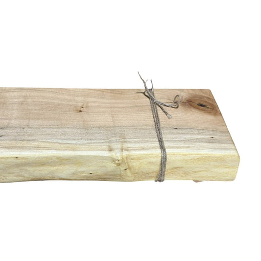 Mini Cutting Board: Live Edge Hickory Wood