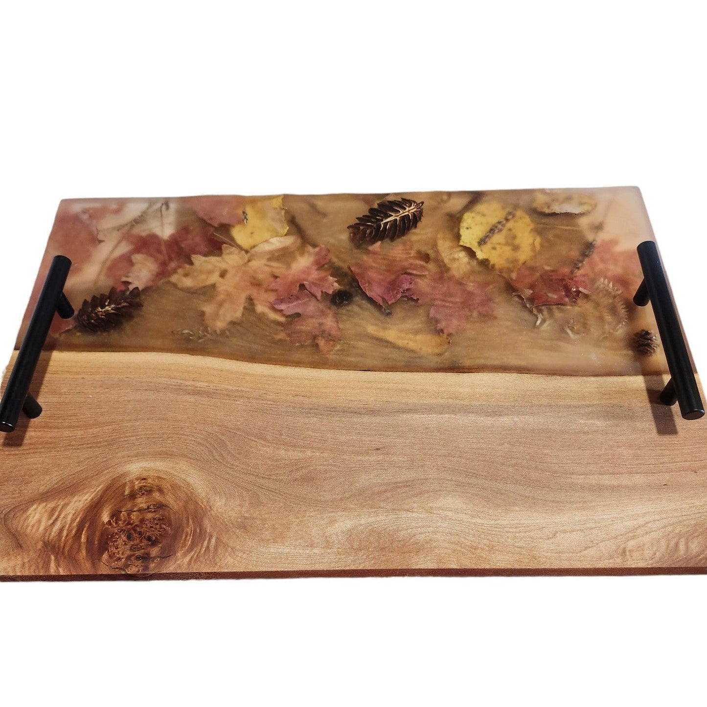 Fall Chacuterie Board: Maple Autumn Leaves