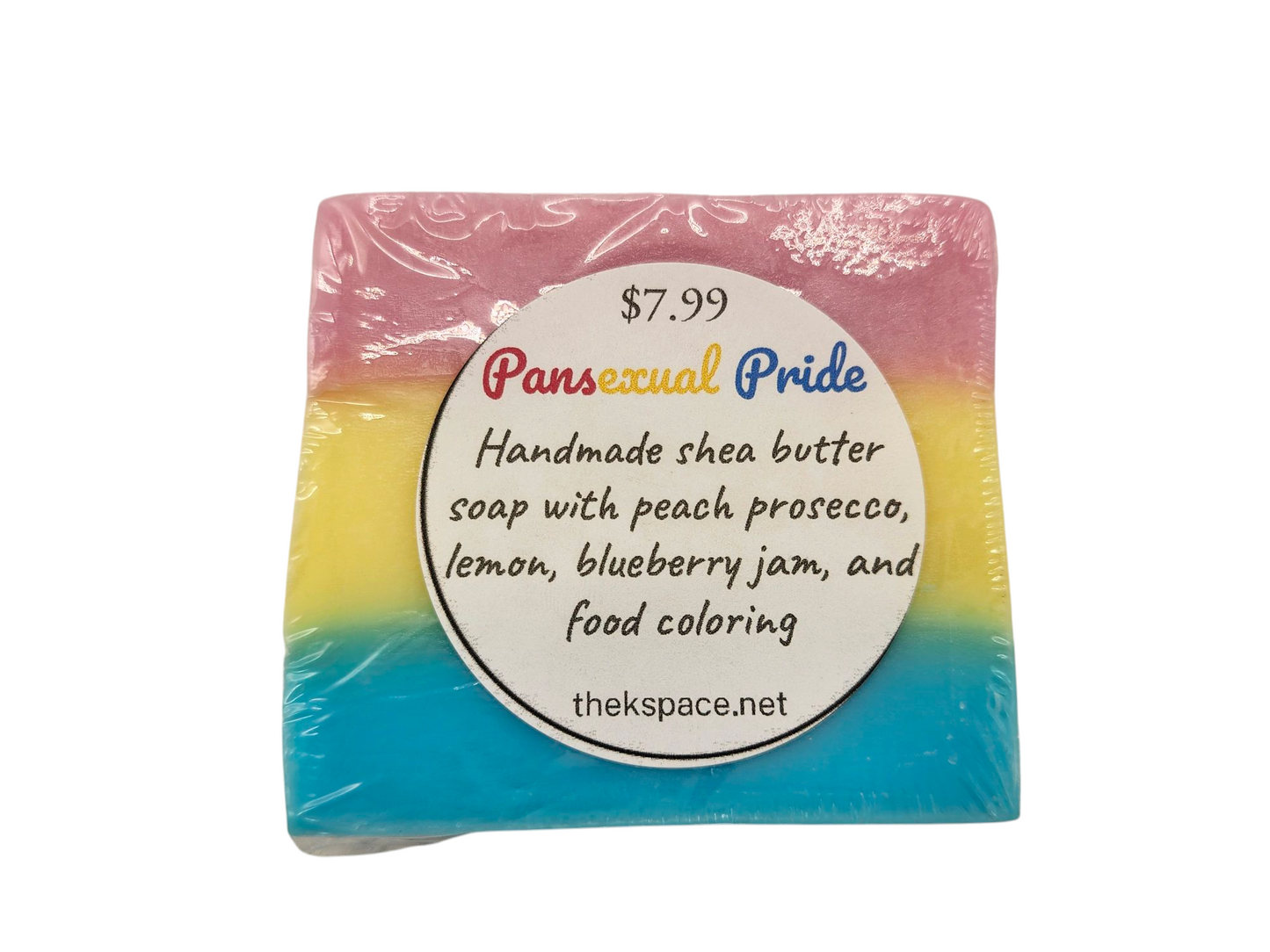 Pansexual Pride Shea Butter Soap