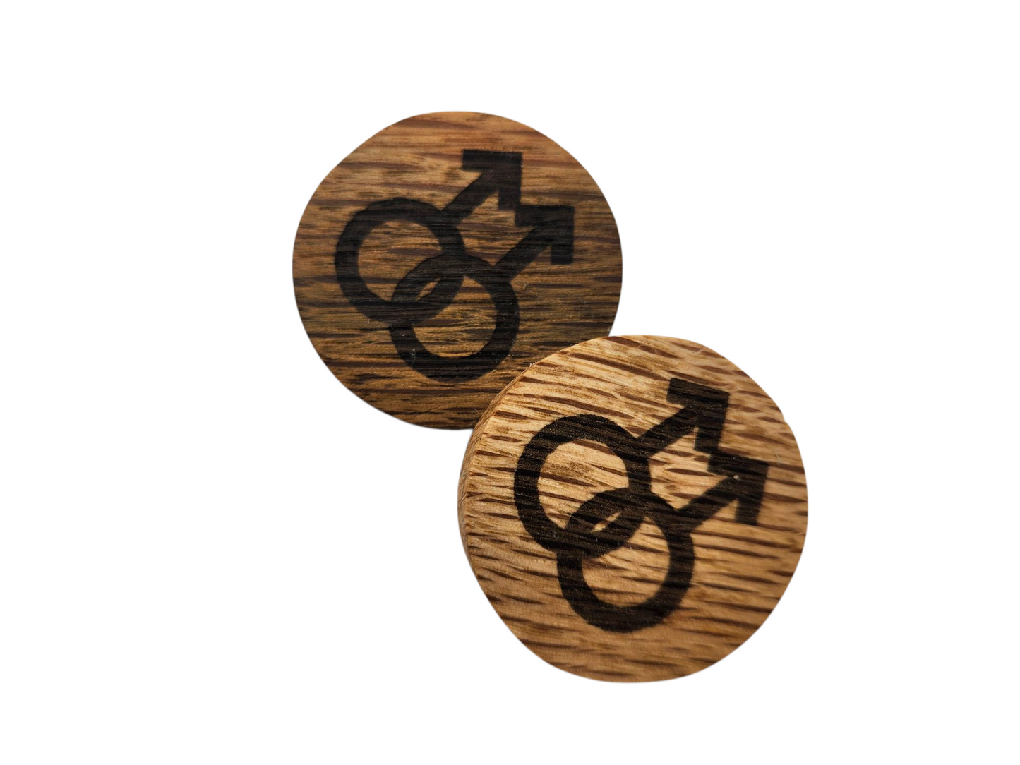 Reclaimed Wood Queer Pins