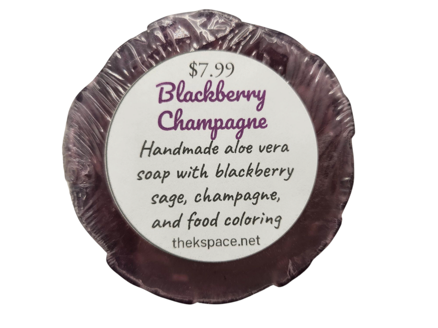 Blackberry Champagne Aloe Vera Soap