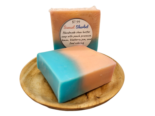 Sunset Sherbet Shea Butter Soap