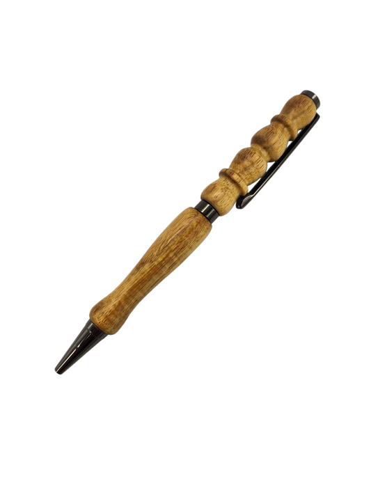 Canarywood Fancy Shape Pens: Hand-Turned Slimline Design