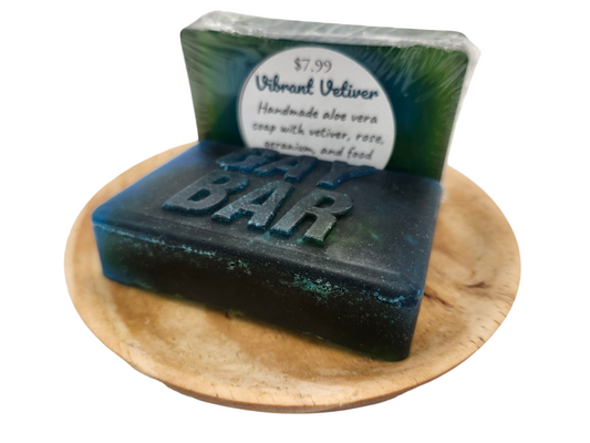 Vibrant Vetiver Aloe Vera Soap