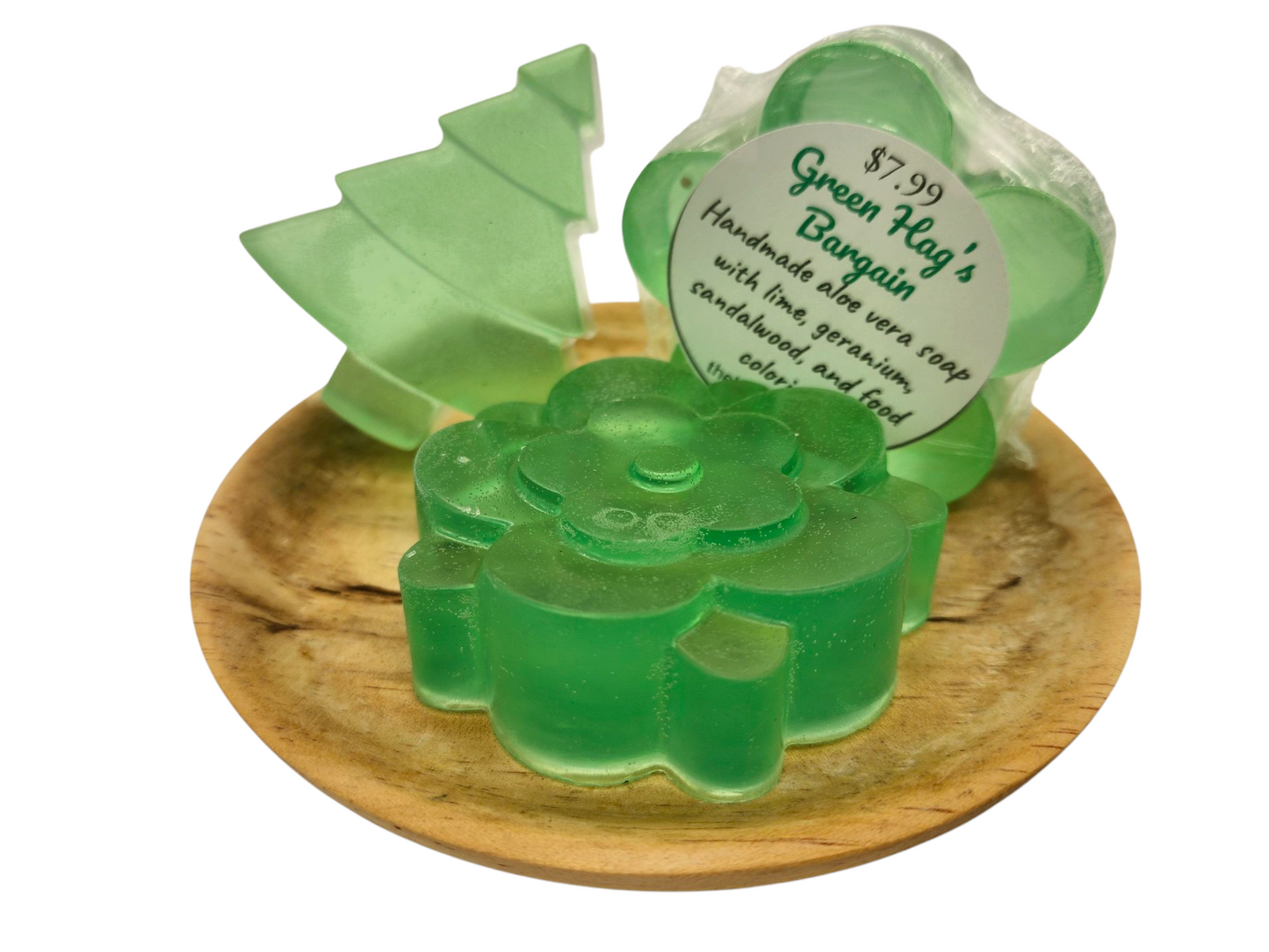 Green Hag's Bargain Aloe Vera Soap