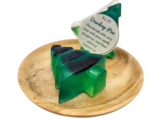 Dewdrop Pine Aloe Vera Soap