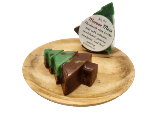 Maroon Moss Shea Butter Soap