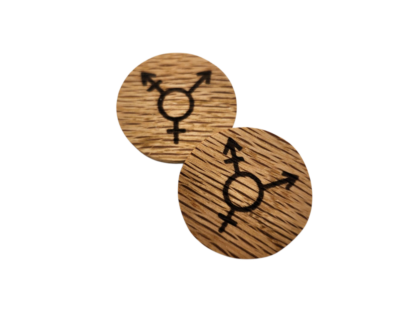 Reclaimed Wood Queer Pins