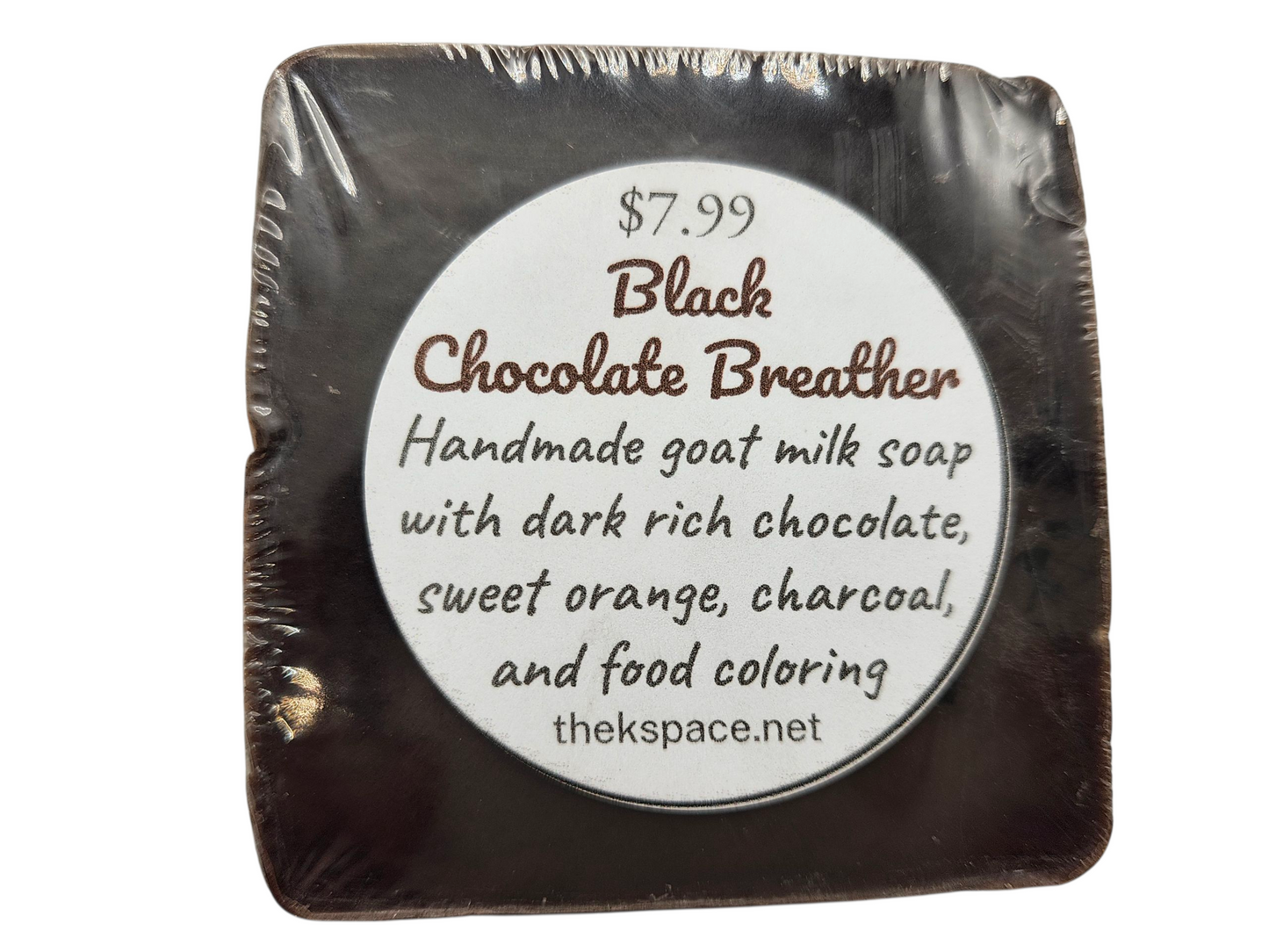 Black Chocolate Breather Goat Milk Soap