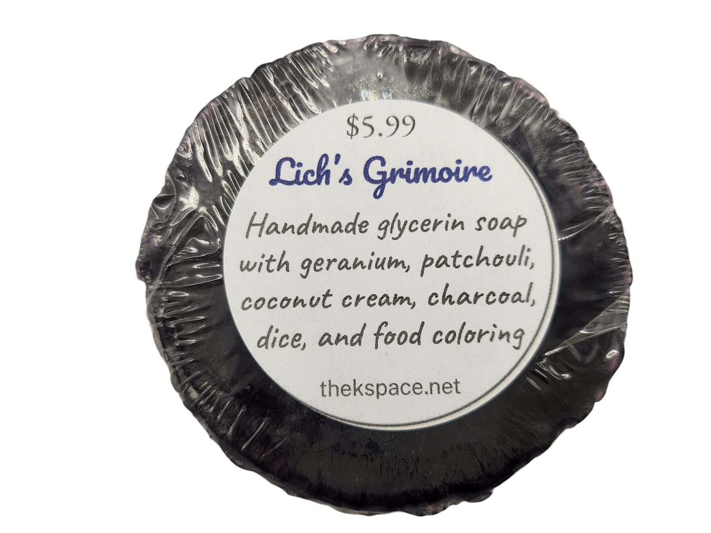 Lich's Grimoire Glycerin Dice Soap