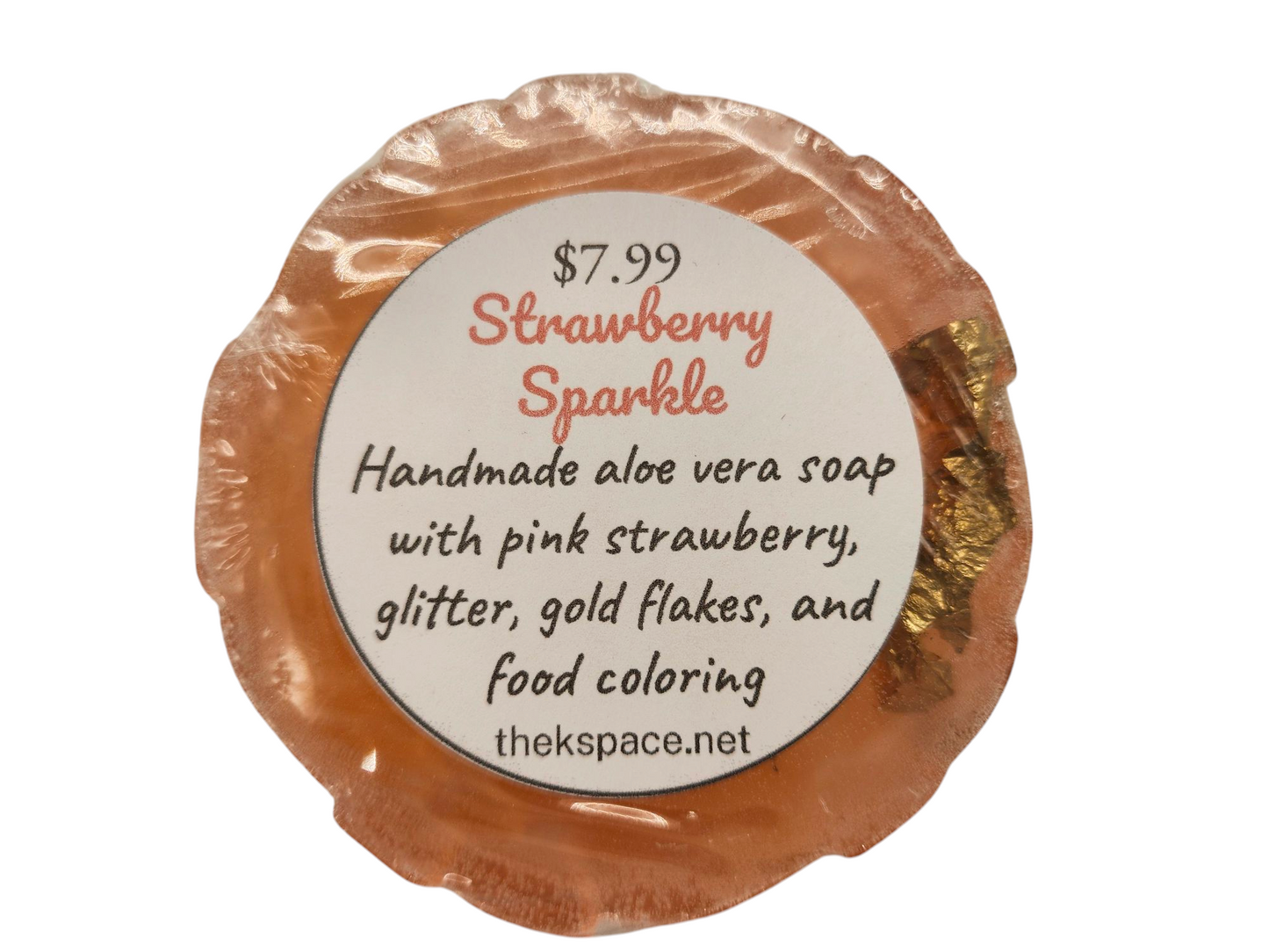 Strawberry Sparkle Aloe Vera Soap