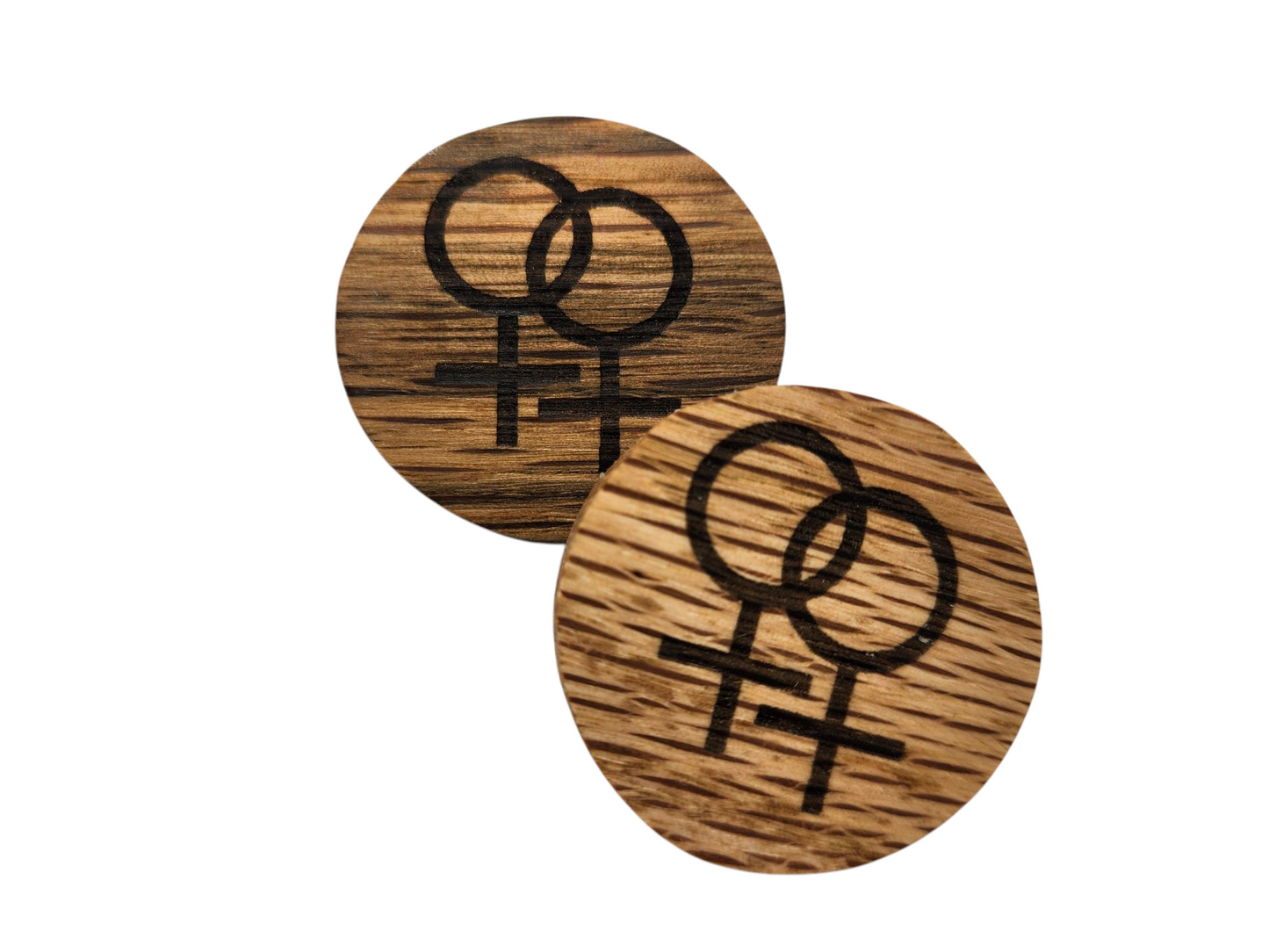 Reclaimed Wood Queer Pins