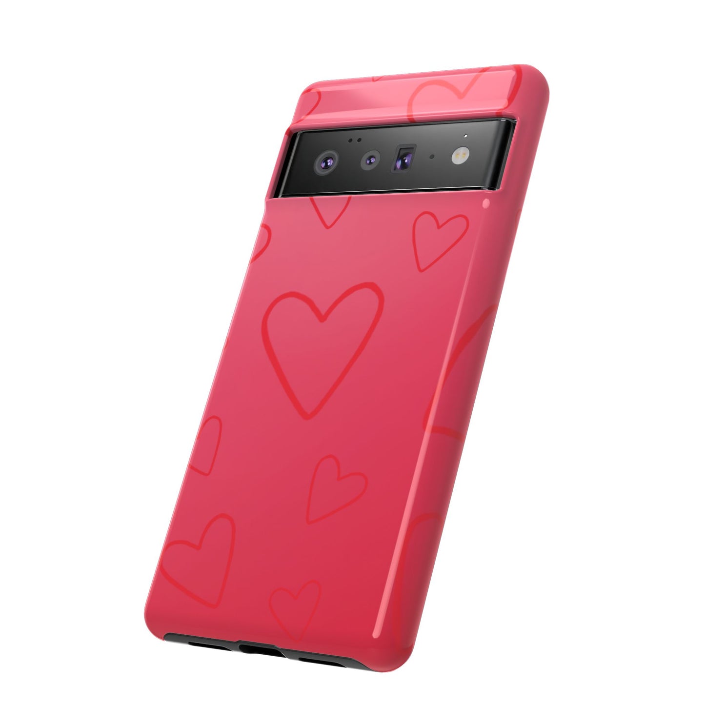 Hearts Red Tough Cases