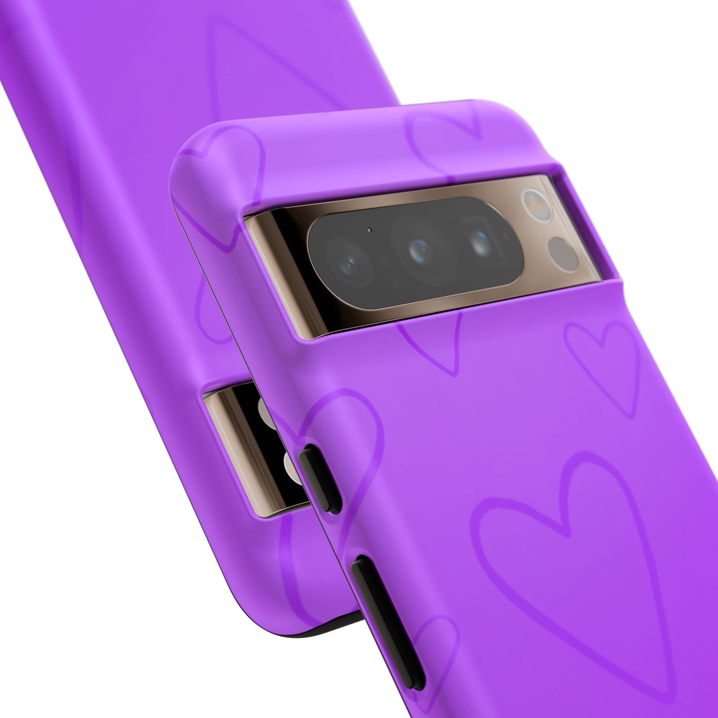 Hearts Purple Tough Cases