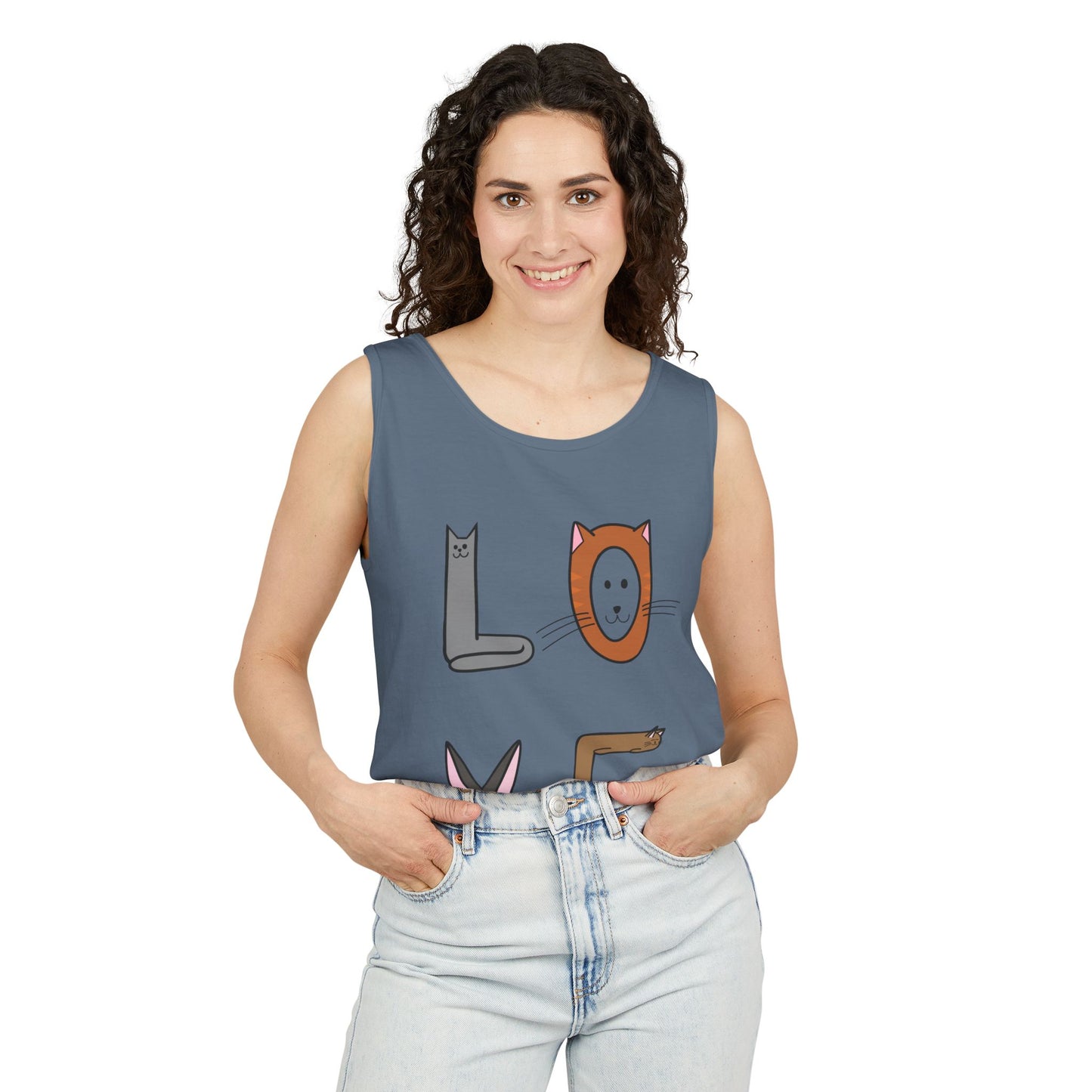 Love Cat Tank Top