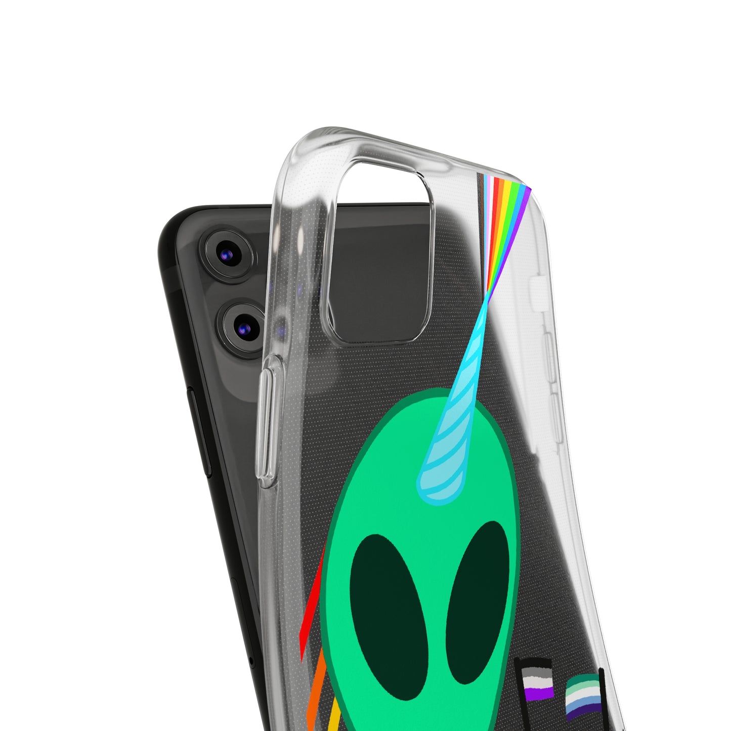 Gay Alien Clear Soft Phone Cases