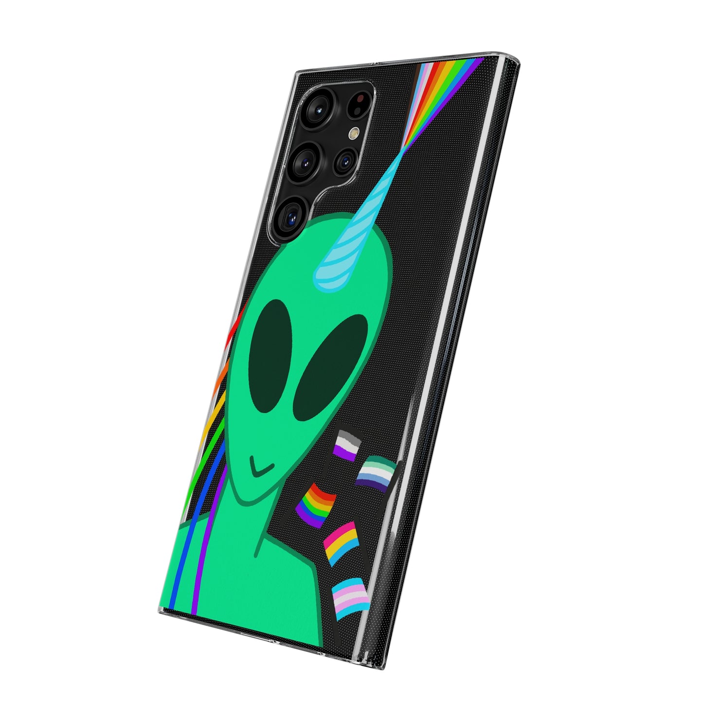 Gay Alien Clear Soft Phone Cases