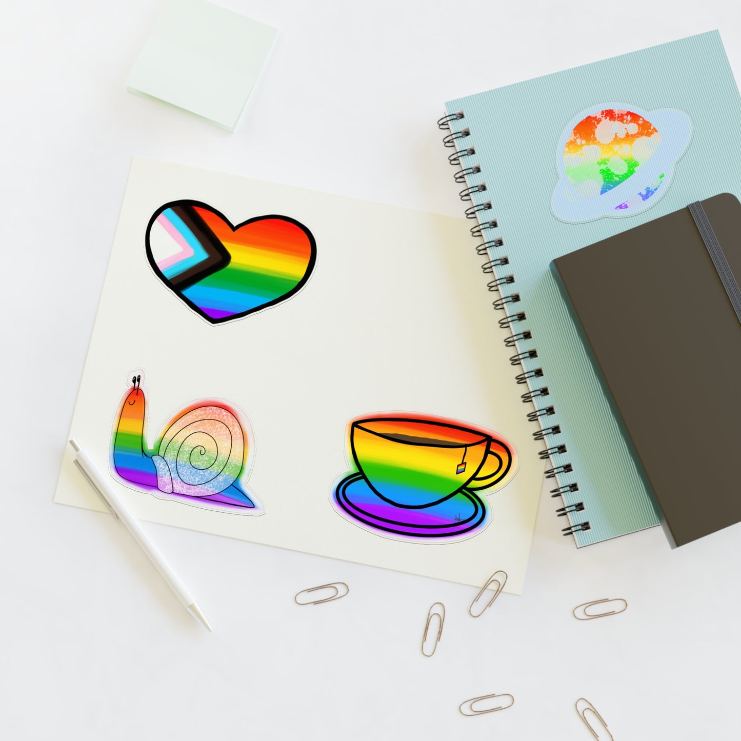 Rainbow Pride Sticker Sheets