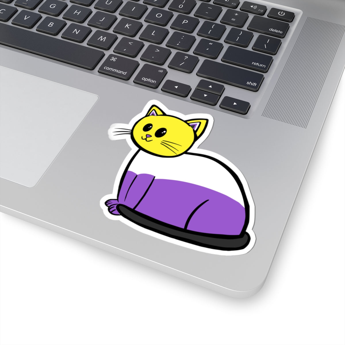 Non Binary Cat Sticker