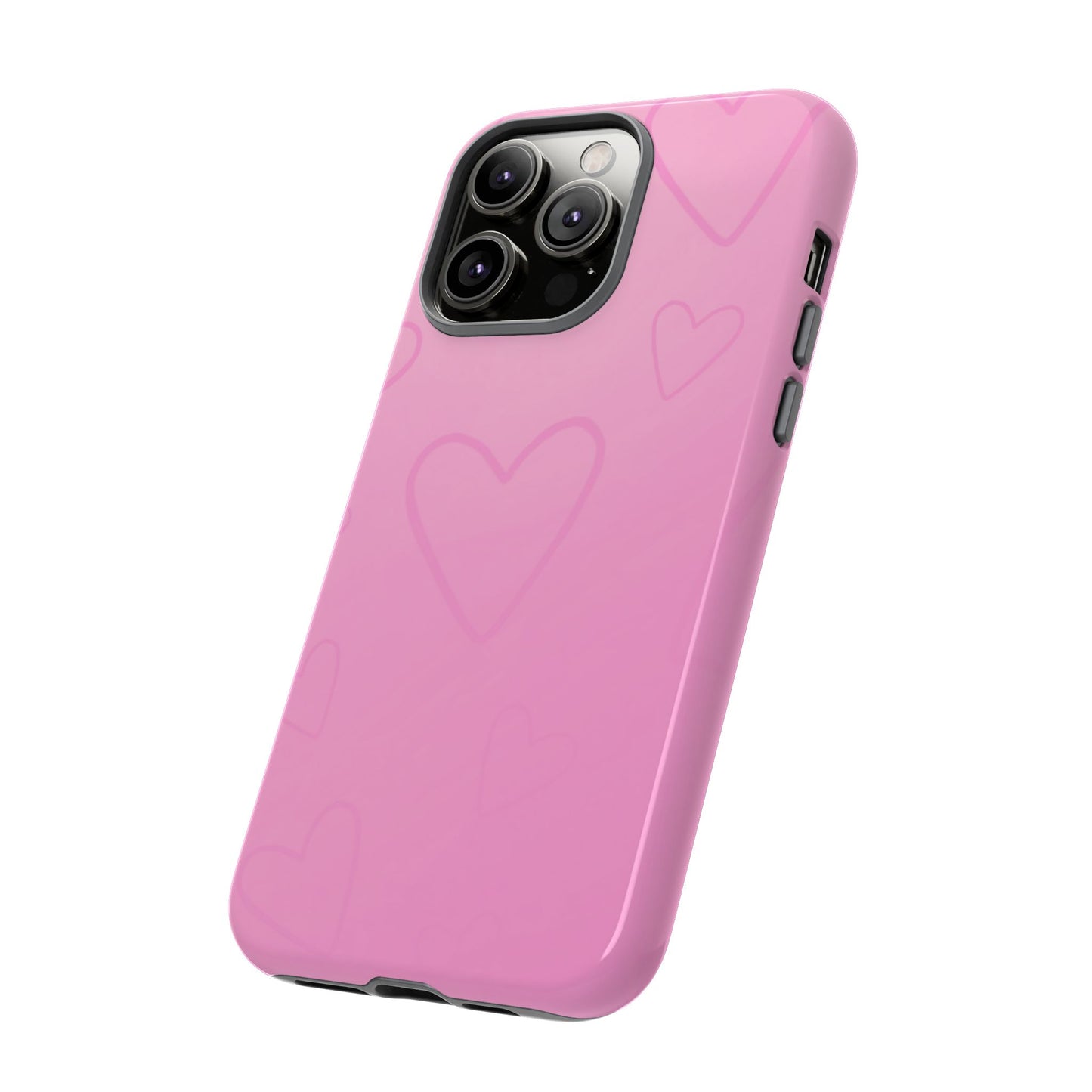 Hearts Pink Tough Cases