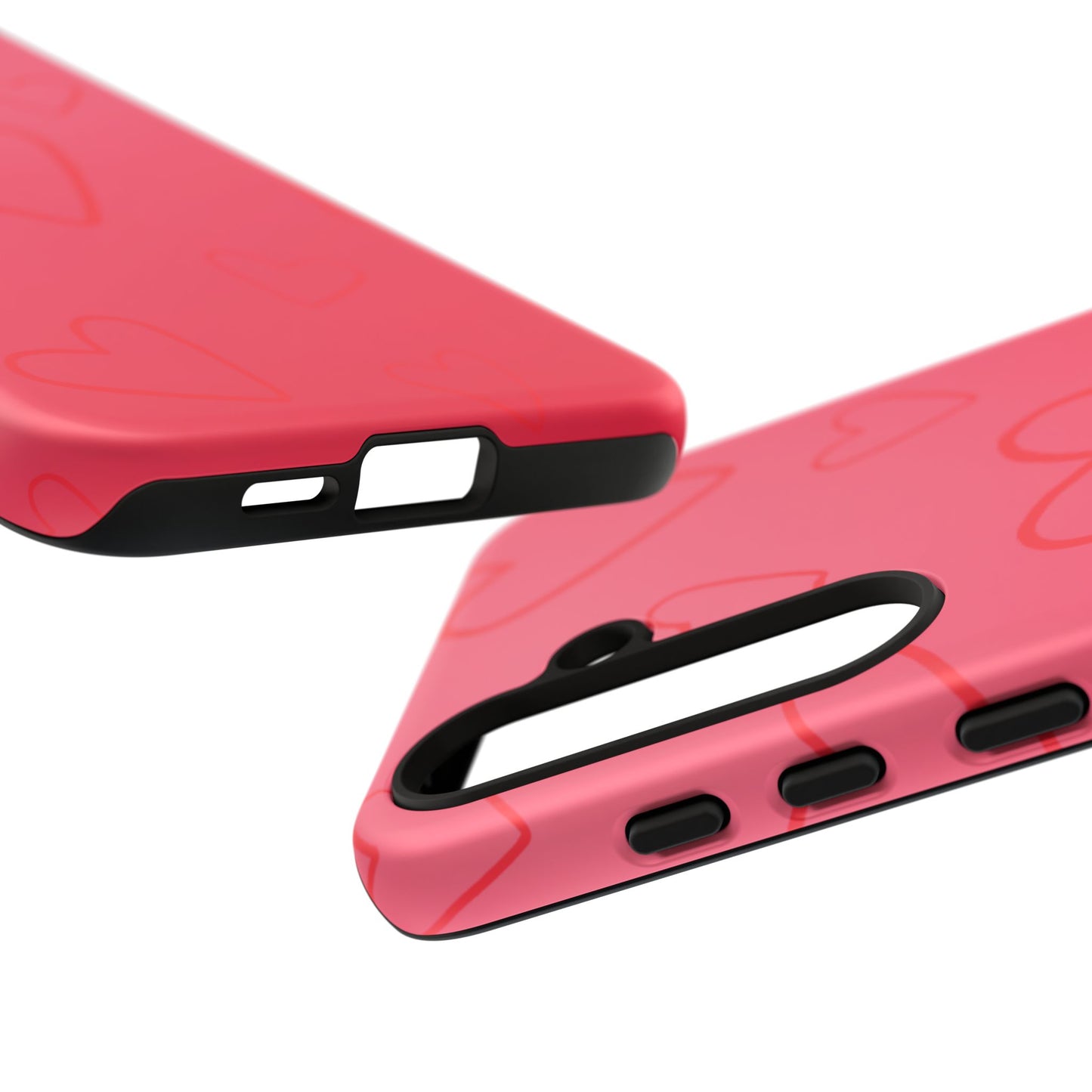 Hearts Red Tough Cases