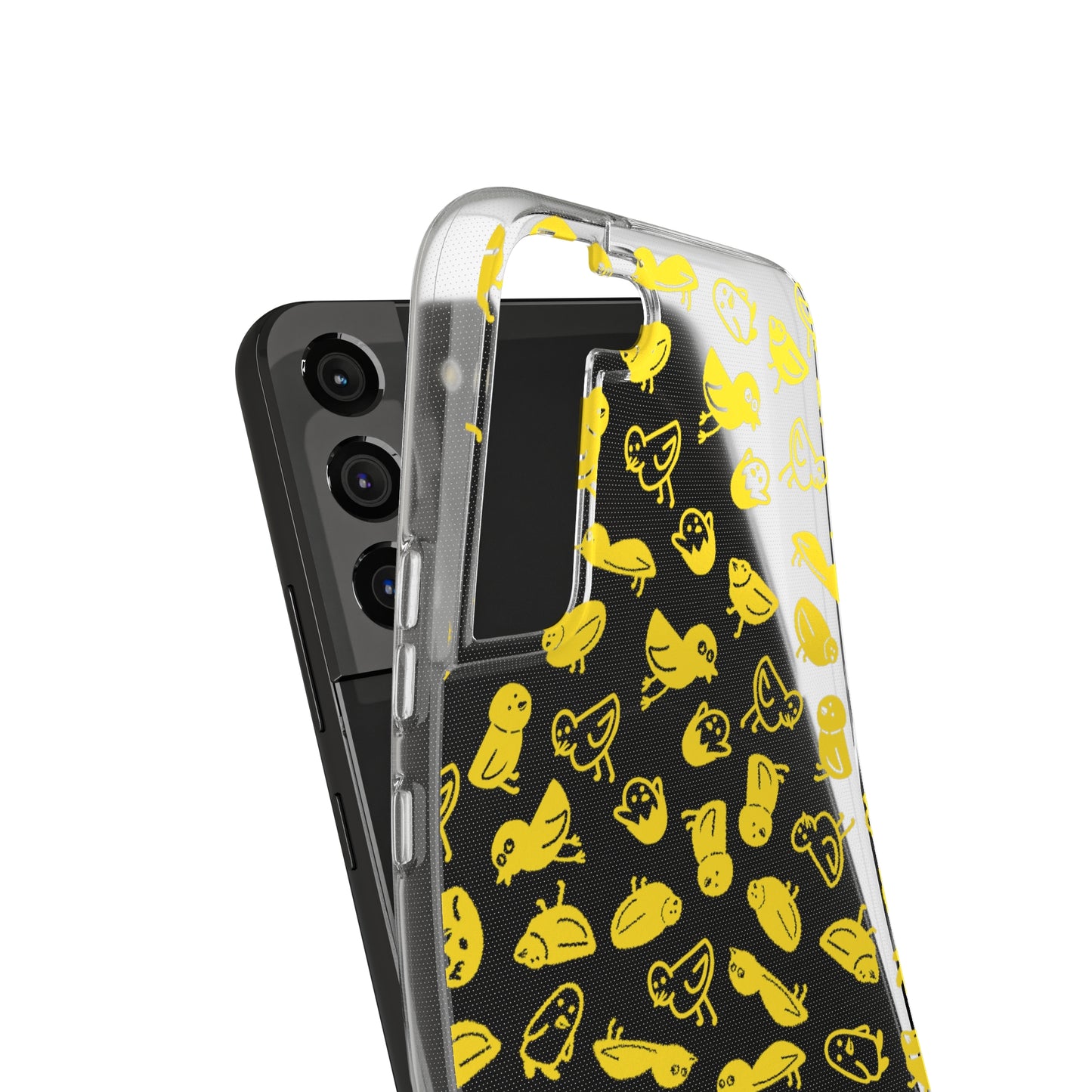 Silly Birds Clear Soft Phone Cases