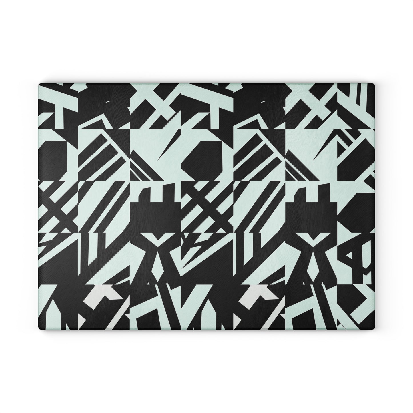 Black and White Glass Cutting Board