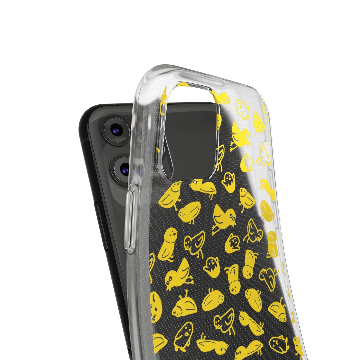 Silly Birds Clear Soft Phone Cases