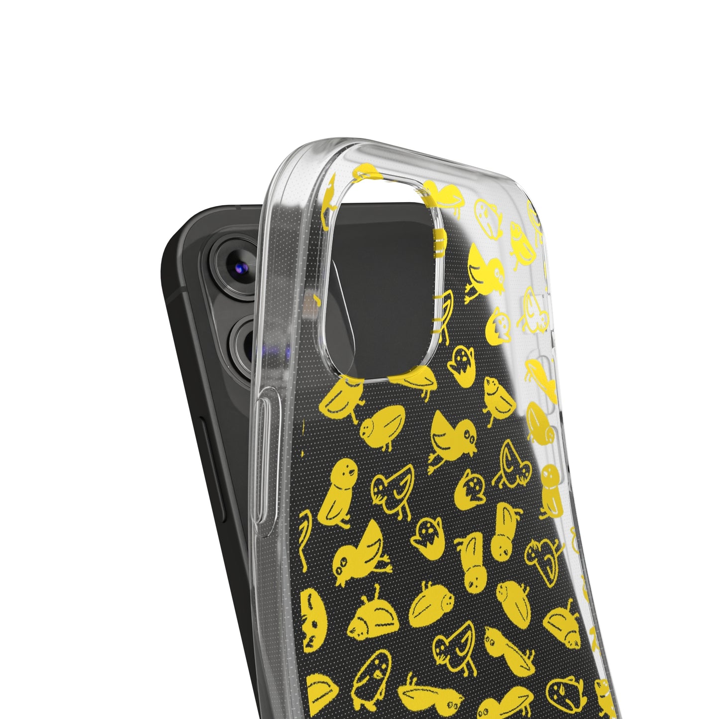 Silly Birds Clear Soft Phone Cases