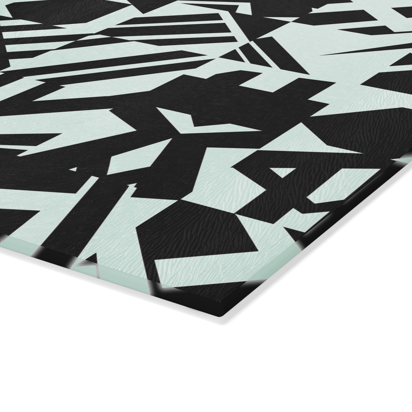 Black and White Glass Cutting Board