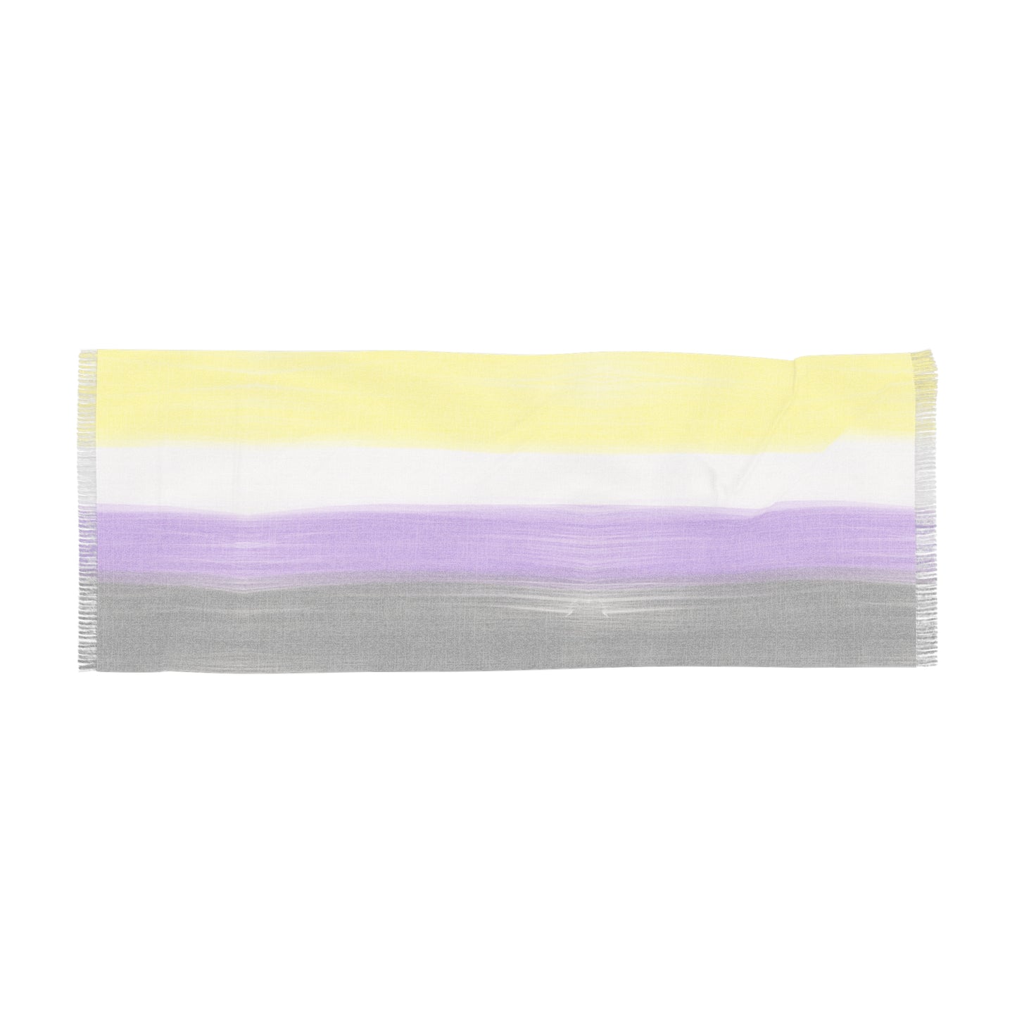 Non Binary Pride Flag Light Scarf