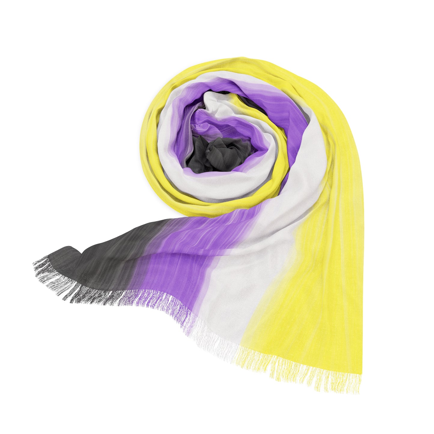 Non Binary Pride Flag Light Scarf