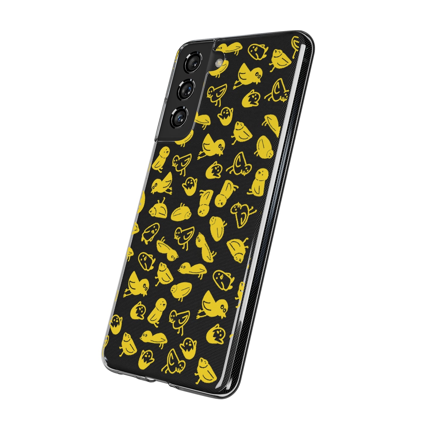 Silly Birds Clear Soft Phone Cases