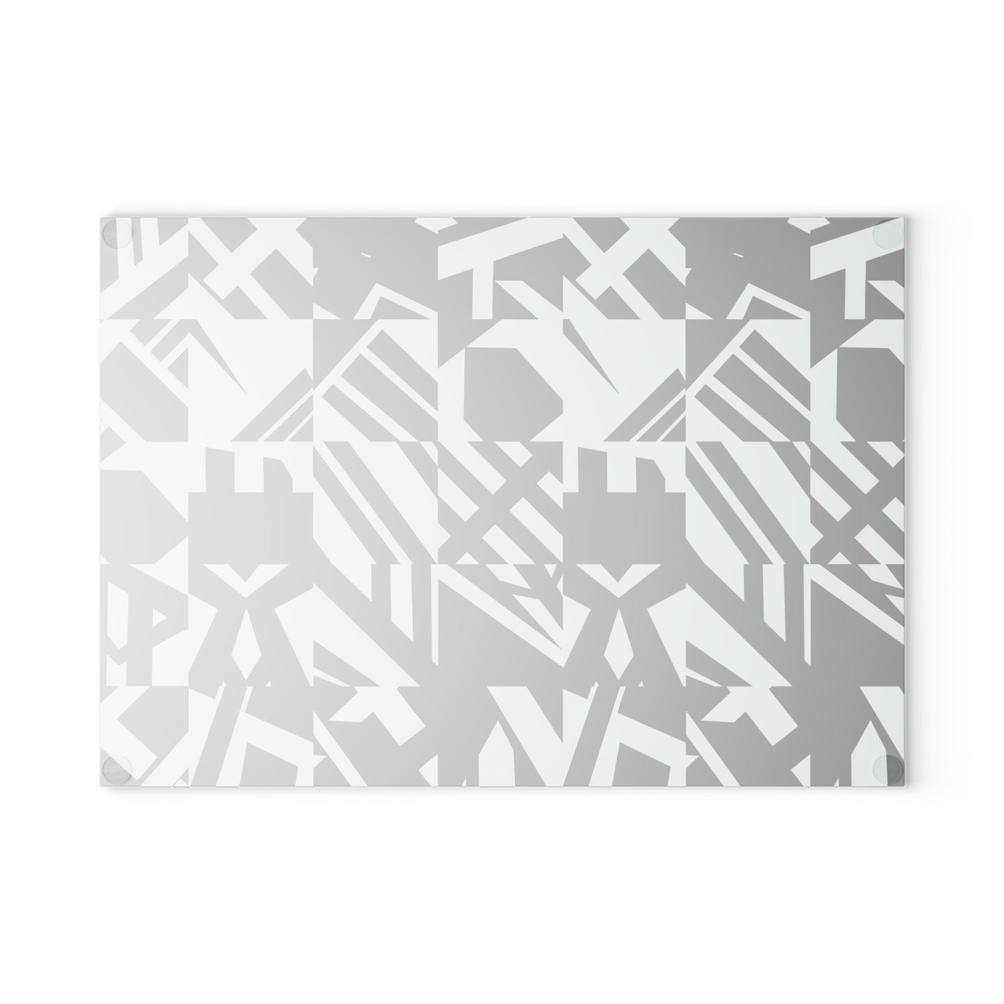 Black and White Glass Cutting Board