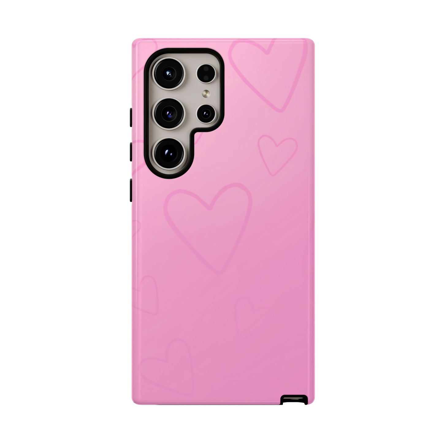 Hearts Pink Tough Cases