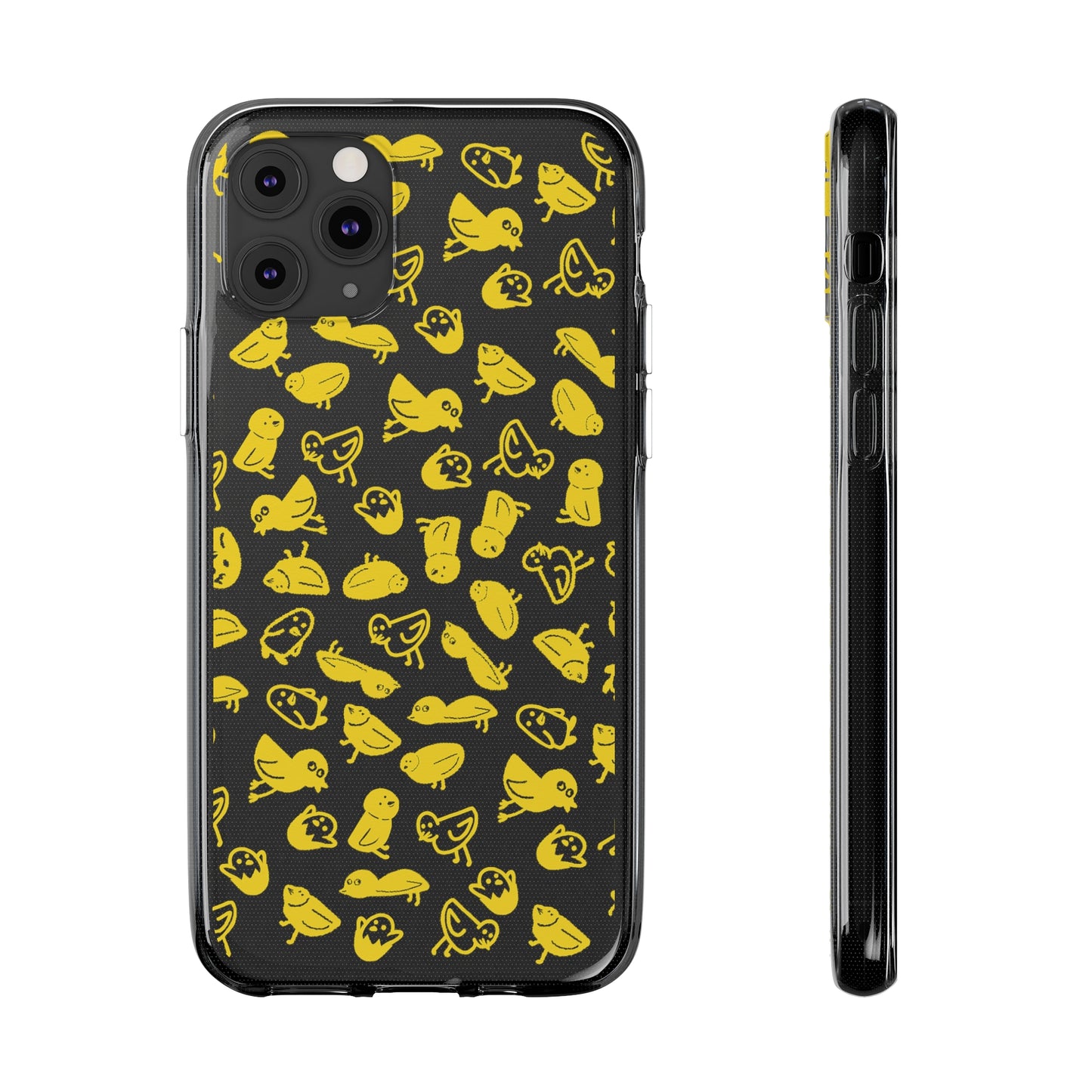 Silly Birds Clear Soft Phone Cases