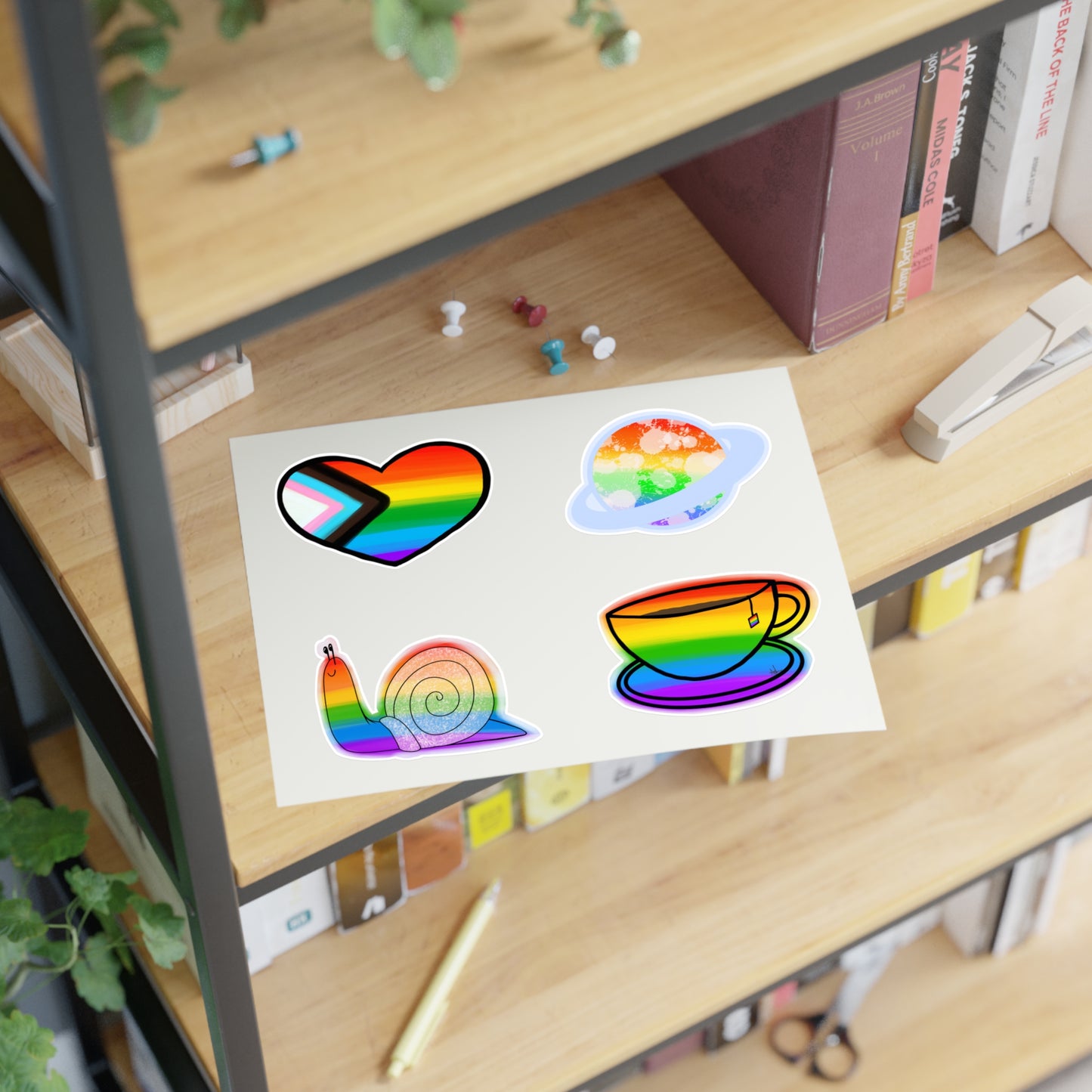 Gay Pride Sticker Sheets