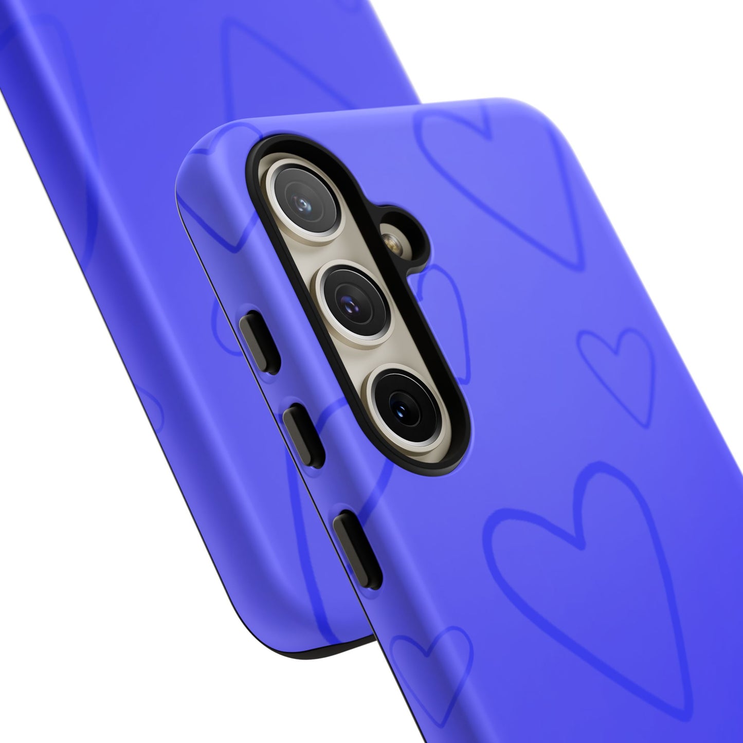 Hearts Blue Tough Cases