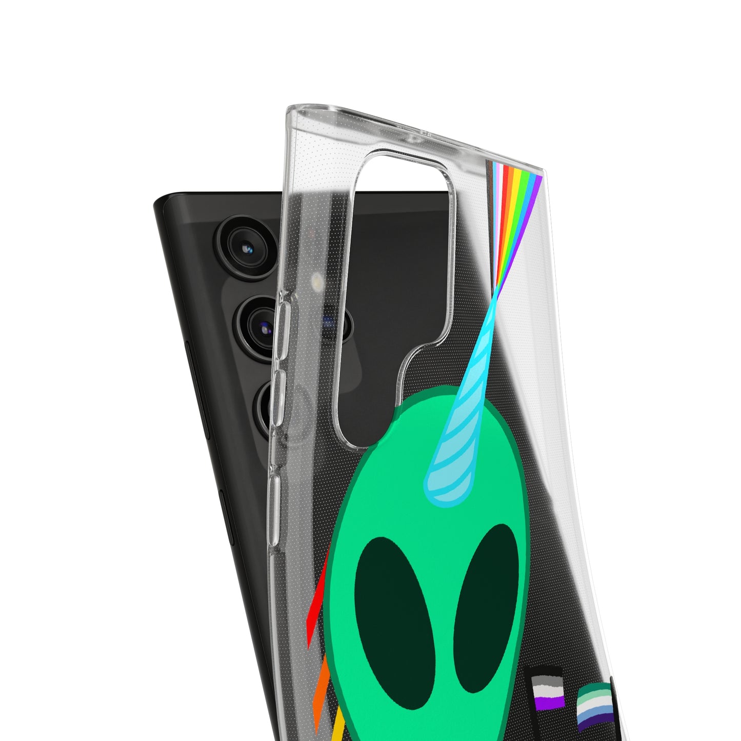 Gay Alien Clear Soft Phone Cases