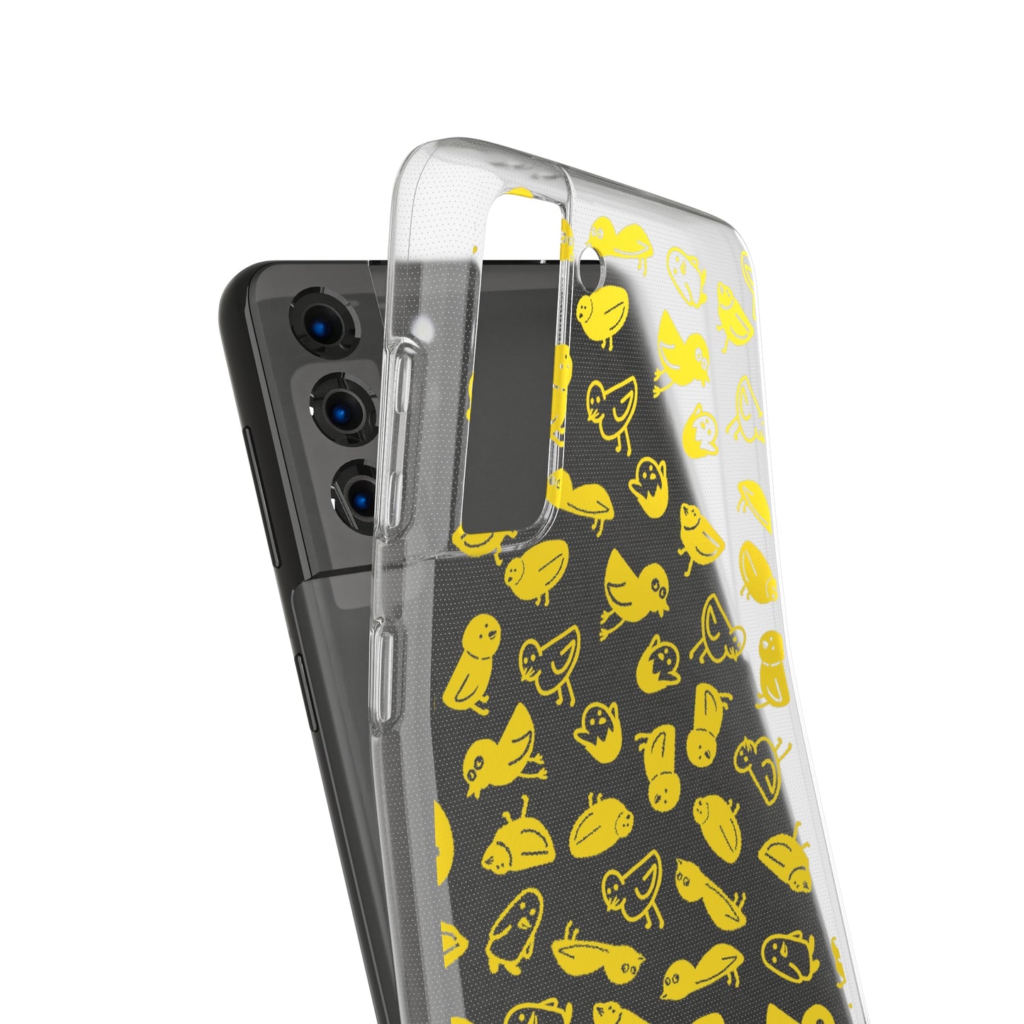 Silly Birds Clear Soft Phone Cases