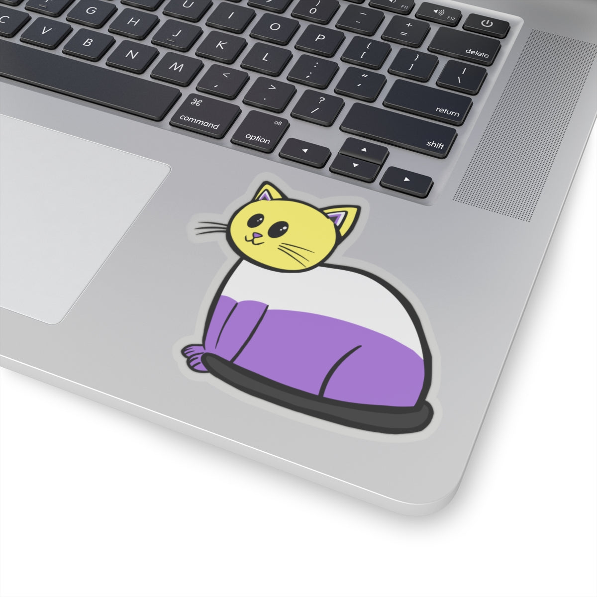 Non Binary Cat Sticker