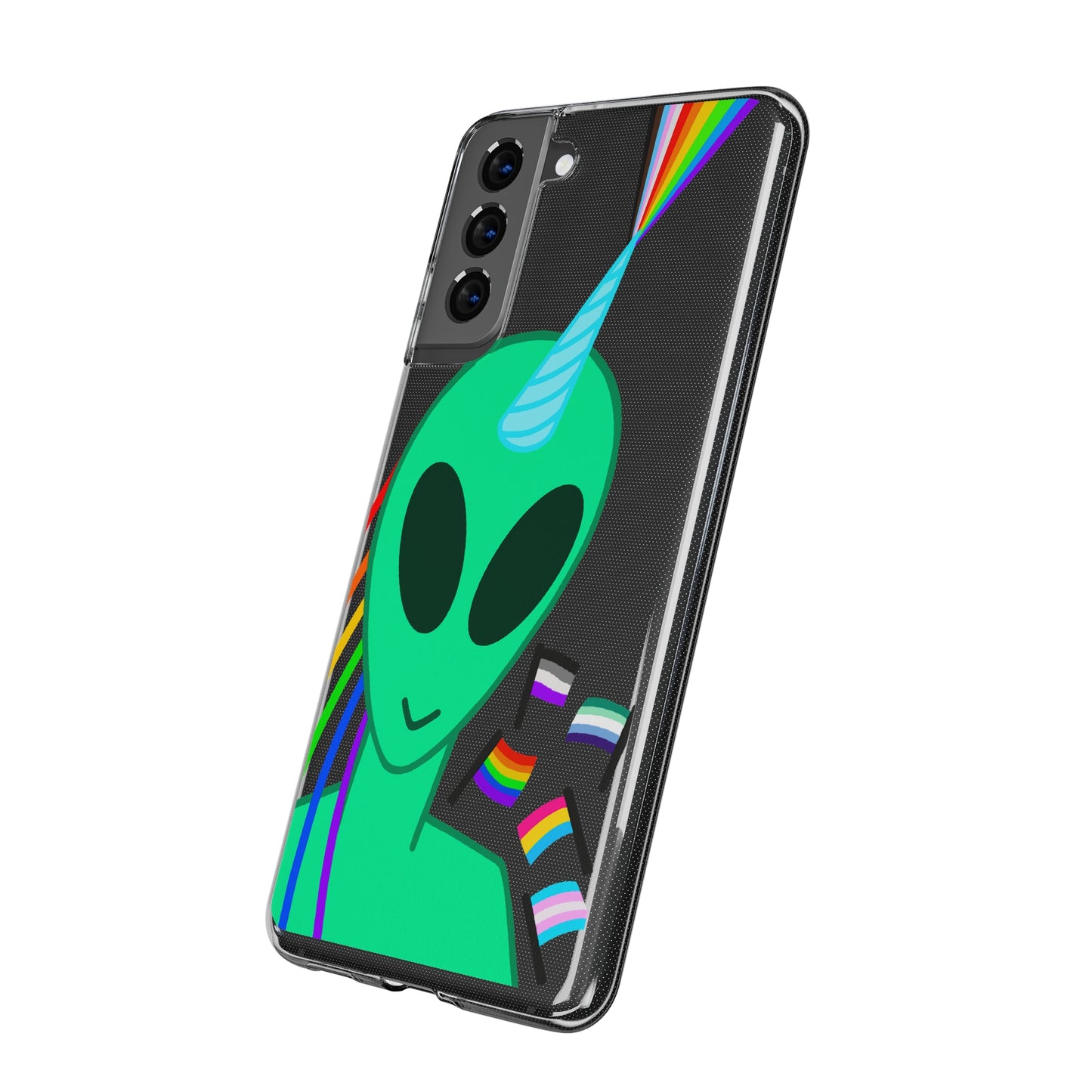 Gay Alien Clear Soft Phone Cases