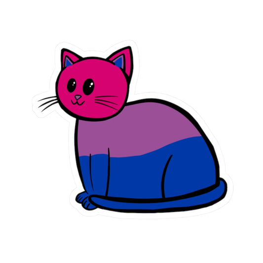 Bisexual Cat Sticker